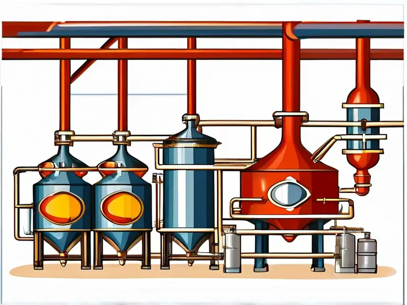 纯粮食酿酒技术工艺流程示意图