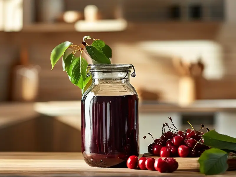 家庭自制大樱桃酿酒材料准备过程实拍