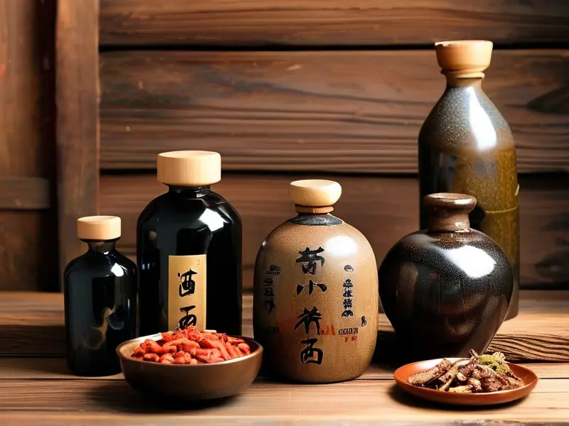 跌打药酒配方药材展示