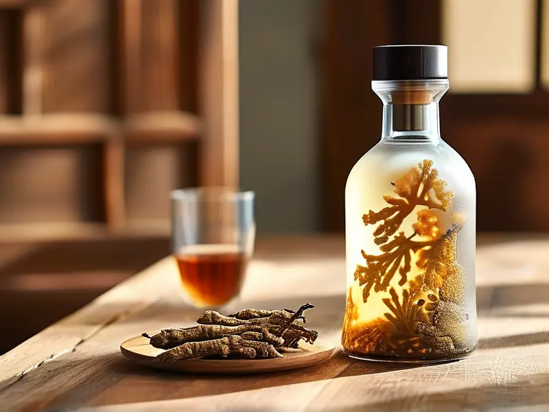 冬虫夏草酒展示图
