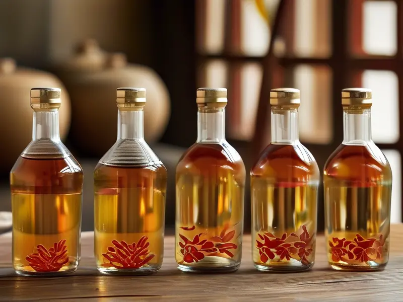 东革阿里灵芝泡酒材料与制作过程