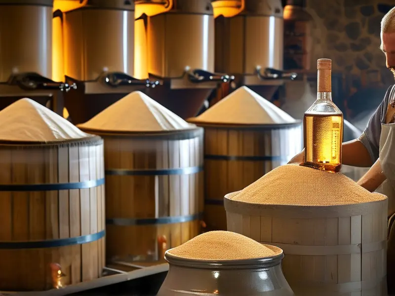 粮食与白酒比例测量示意图