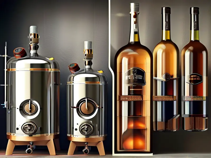 发酵酒与蒸馏酒对比图