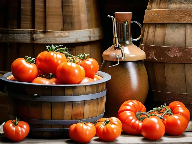 番茄酿酒工艺制作过程展示