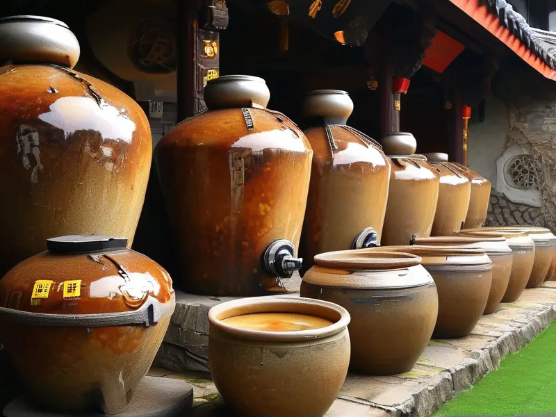肥酒制作工艺流程展示图