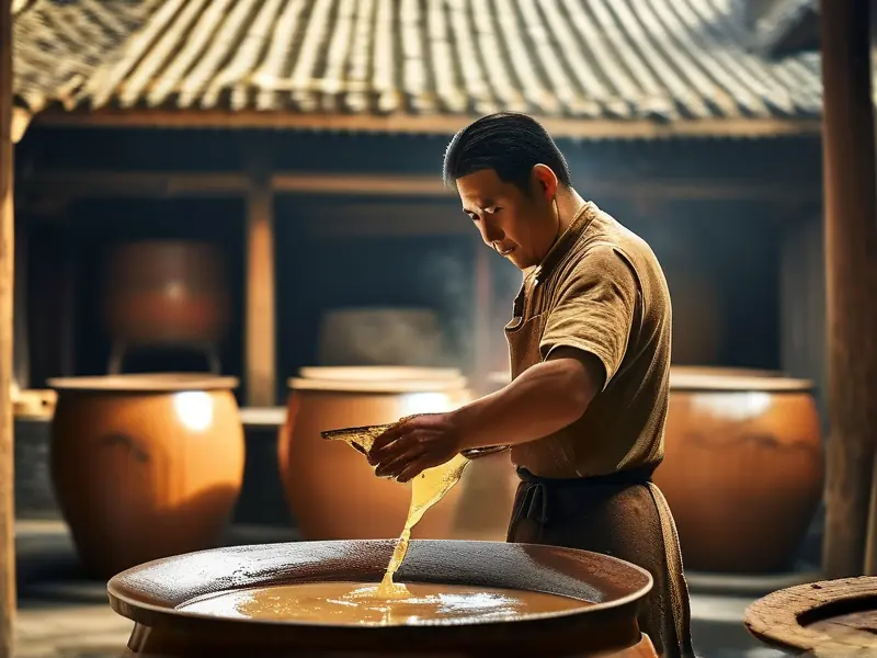 凤香型白酒传统酿造工艺实景展示