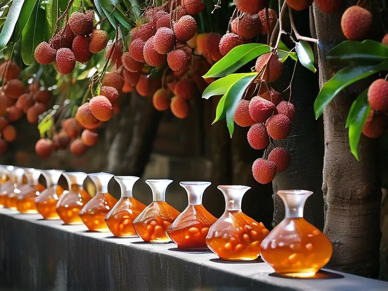 福建荔枝酒酿制过程