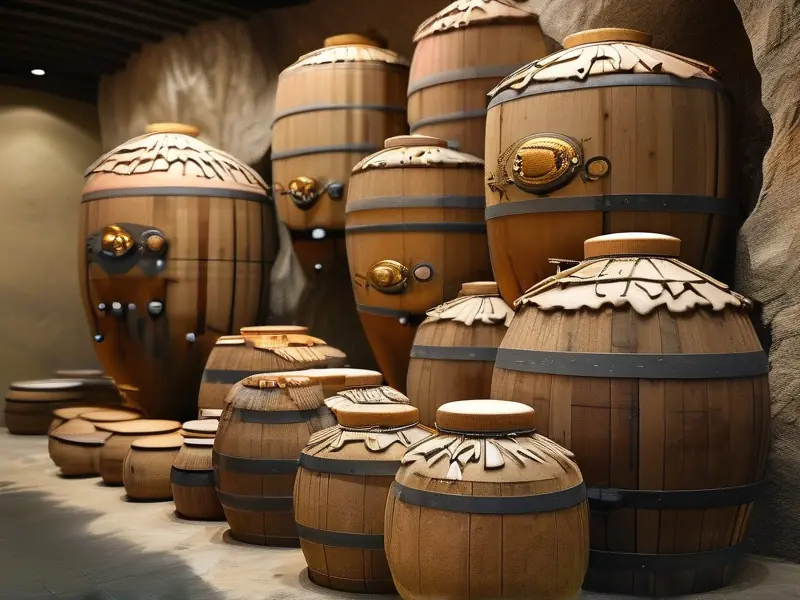 浮子酒传统酿造工艺流程示意图