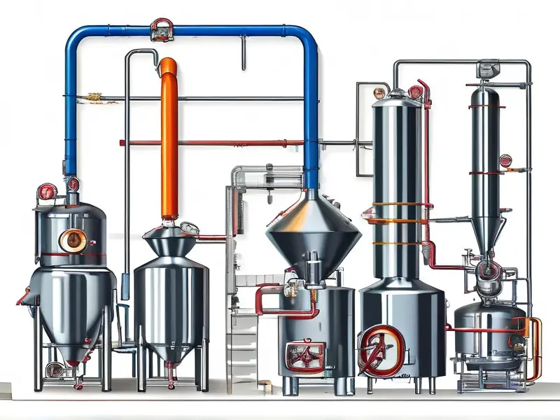高度酒酿造过程示意图