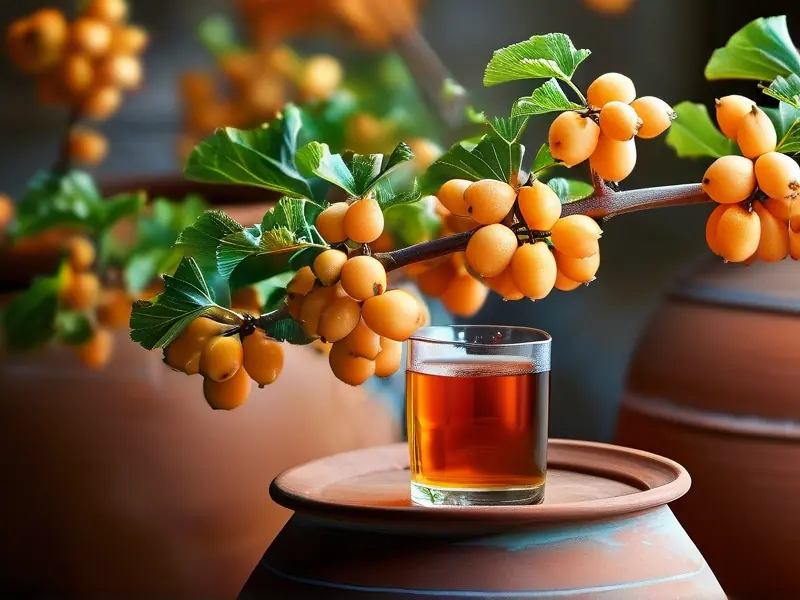 拐枣酒原料与酿制过程实拍图