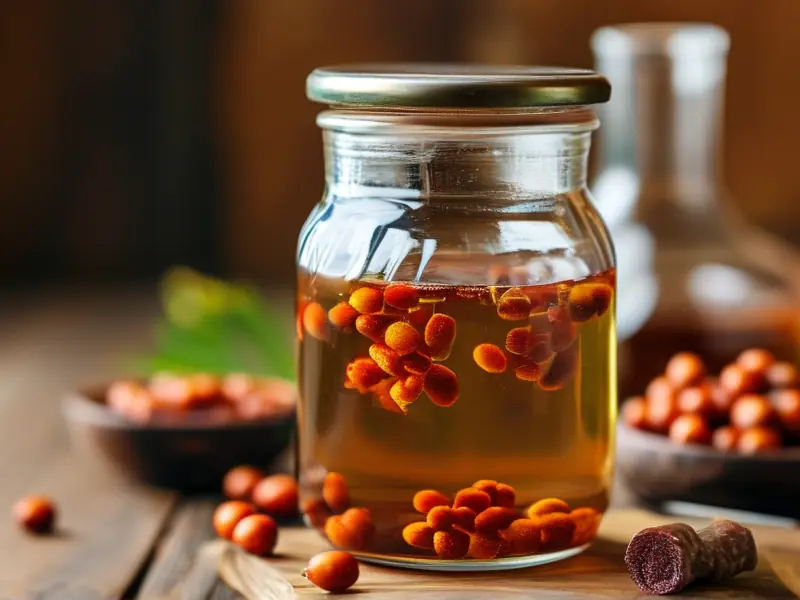 拐枣泡酒制作过程实拍图