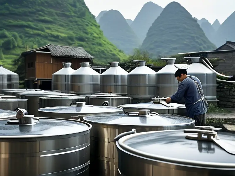 贵州轻工酿酒技术就业工作场景
