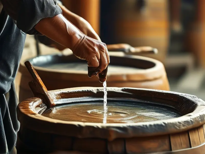 古井酿酒传统工艺现场操作图