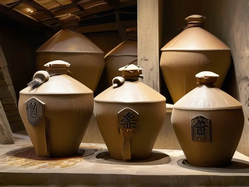 固态三粮酒酿造工艺流程示意图