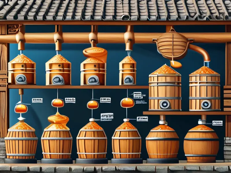 固态酒制作工艺流程详解图