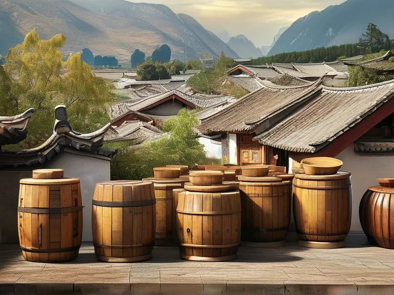 鹤庆传统自酿酒酿造过程实景展示