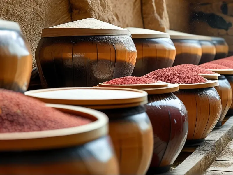 红糯米酿酒工艺流程实拍图