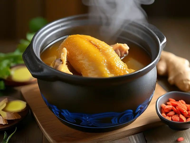黄酒煮鸡成品图展示