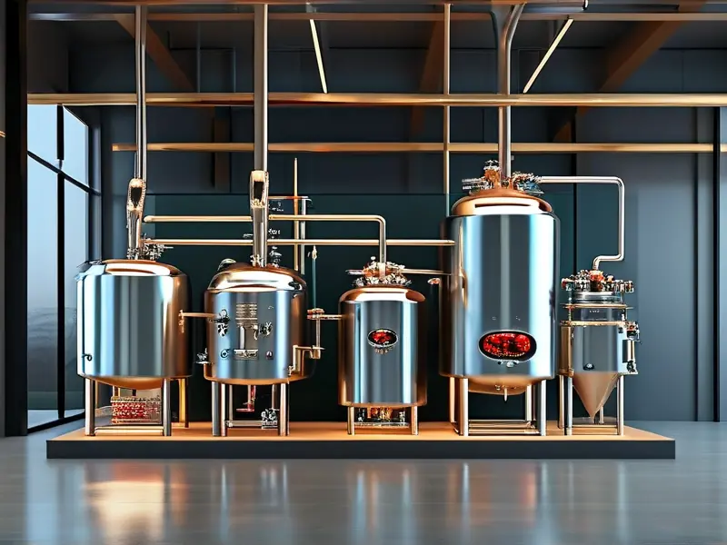 葫芦岛酿酒设备展示-不锈钢发酵罐与蒸馏器