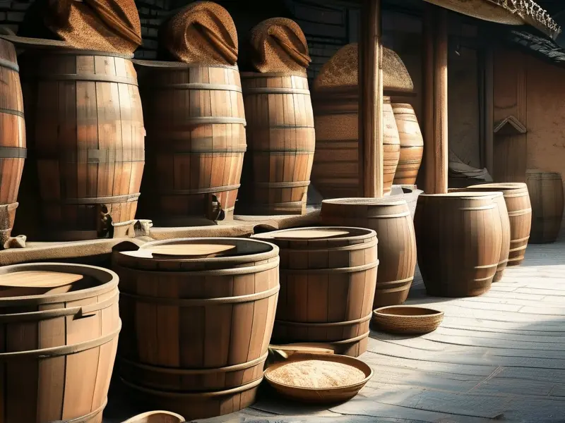 湖南传统土法酿酒工艺实拍图