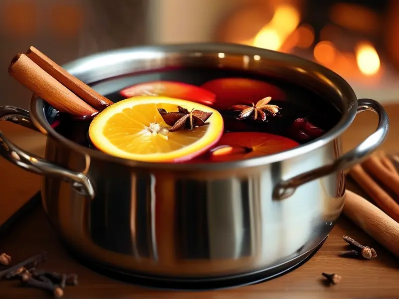简单煮红酒的做法示意图