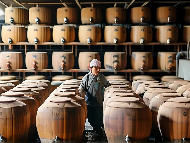 江苏双沟传统酿酒工艺实景展示