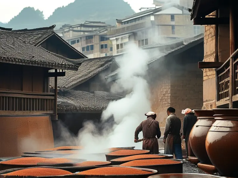 酱香酒传统12987工艺酿造过程实景展示