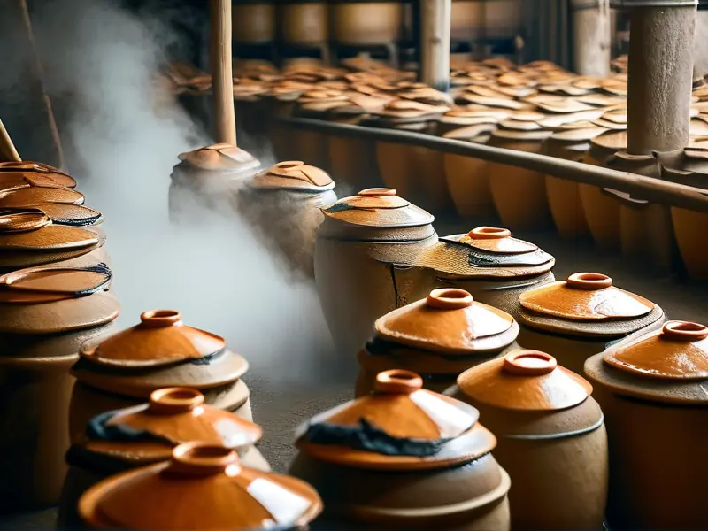 酱香型白酒传统酿造工艺实景展示