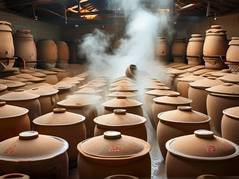 酱香型白酒传统酿造工艺现场实拍