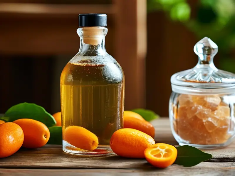 金桔泡酒原料准备过程实拍图