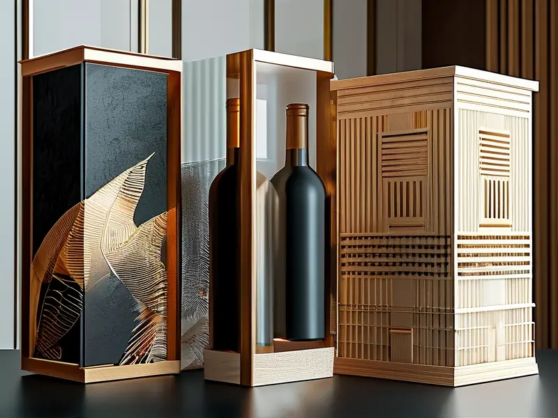 高档酒包装盒设计展示
