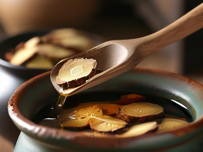 传统方法炮制酒炒当归的工艺流程实拍