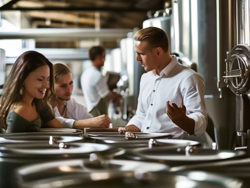酒厂白酒酿造培训现场教学