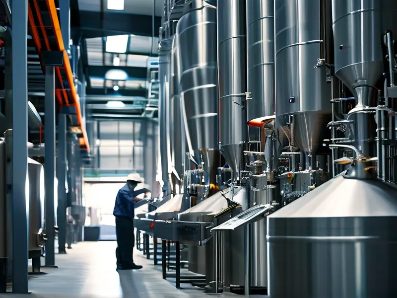 酒厂工艺流程中的原料处理和发酵环节