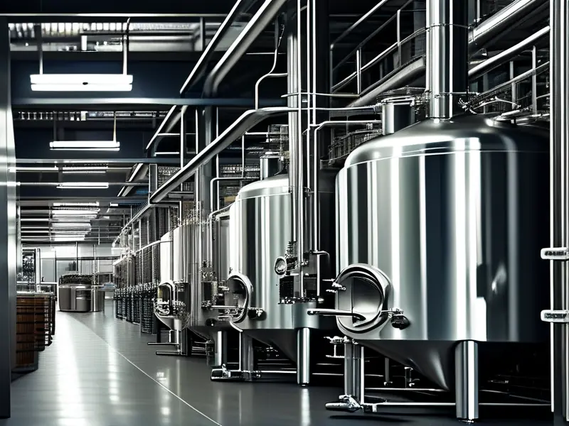 酒厂制酒车间工艺流程实景图