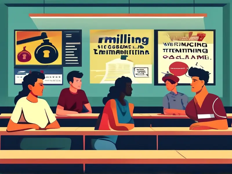 酒驾学习课堂实景