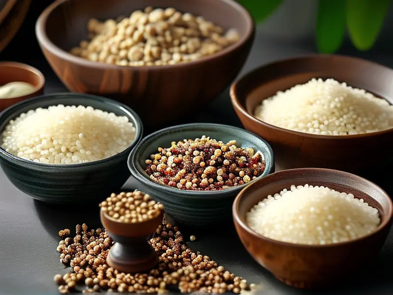 酒米窝料制作过程实拍图