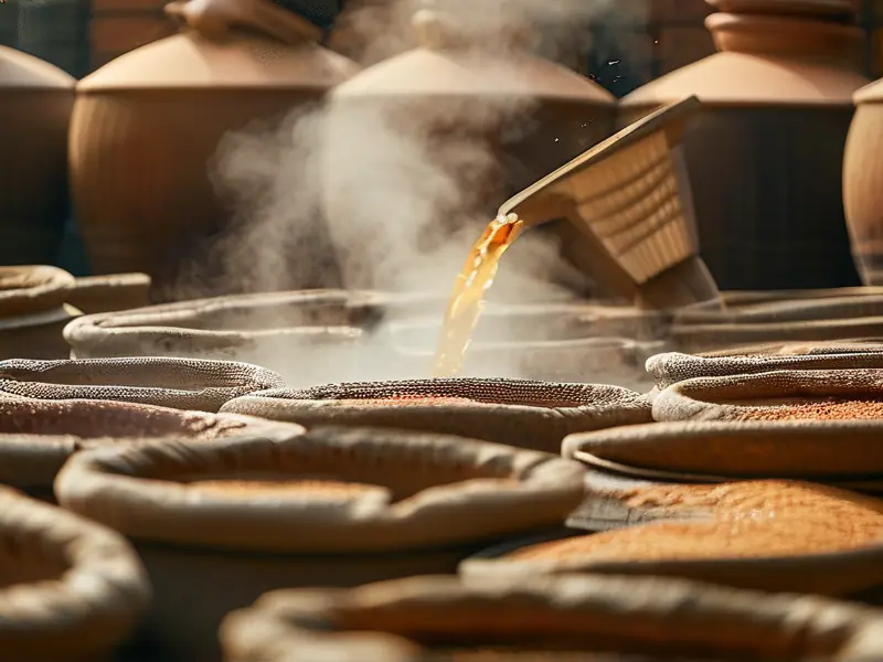 坤沙酒12987工艺核心步骤实拍图