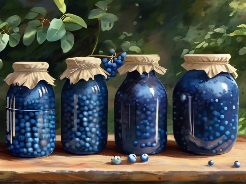 自制蓝莓酒制作过程及成品展示