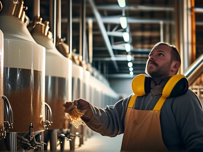 粮食酿酒产率测量与发酵过程展示