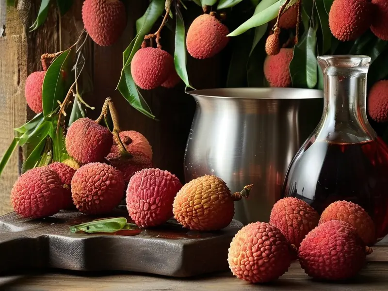 荔枝酿酒过程展示