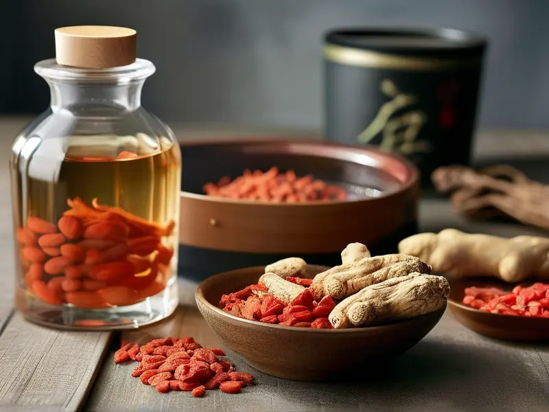 鹿茸和红参泡酒的制作过程