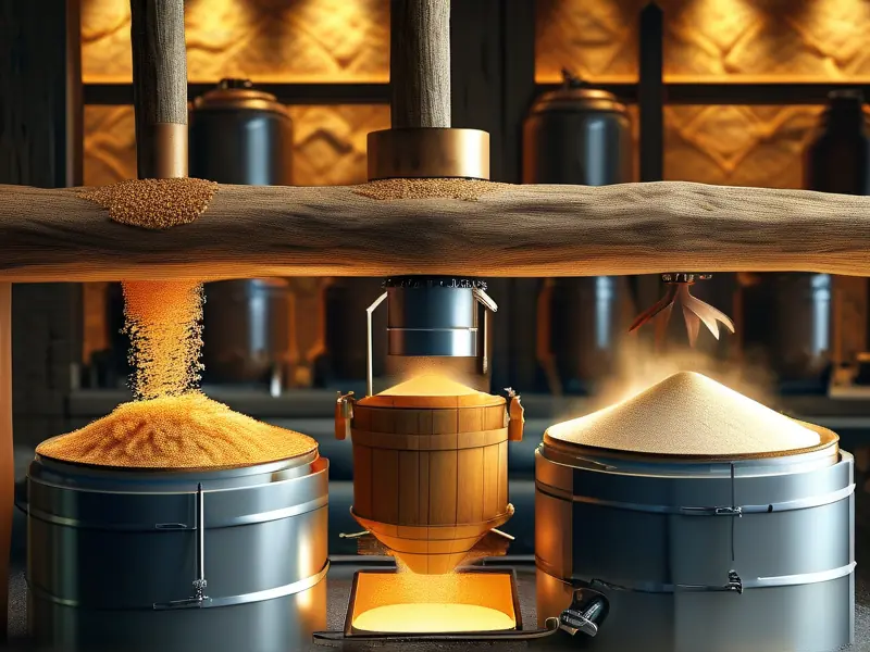 麦芽酿白酒制作过程图解