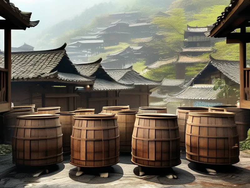 苗家传统酿酒工艺展示