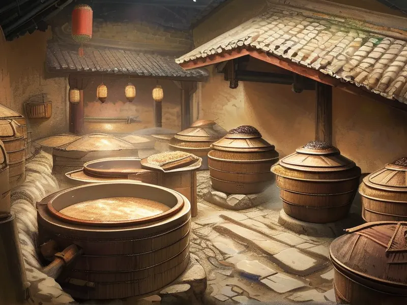 米香型白酒传统酿造工艺流程图解