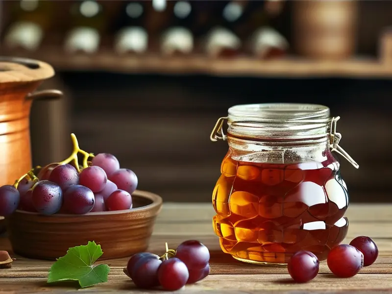 家庭自酿葡萄酒发酵过程实拍图