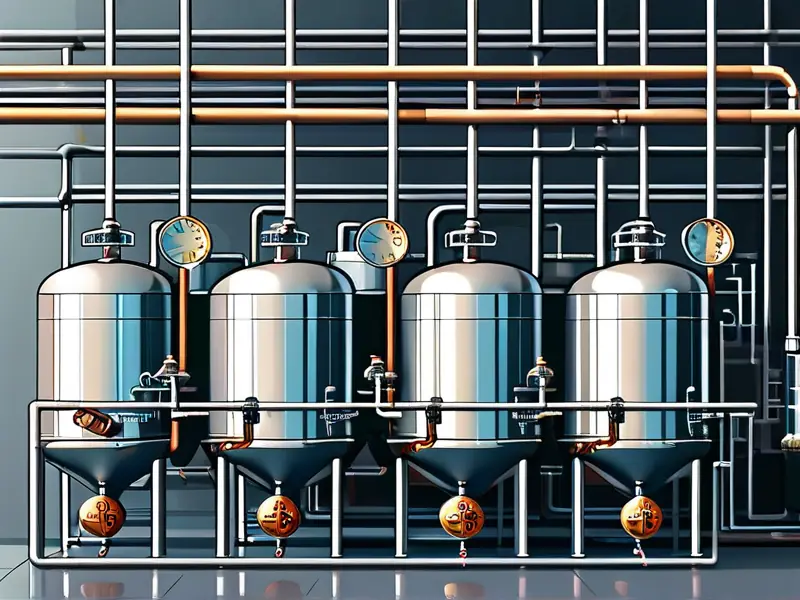 酿酒气体排放系统工作流程示意图