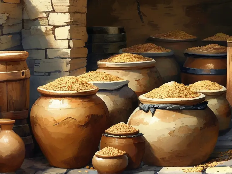 古代酿酒工艺展示图