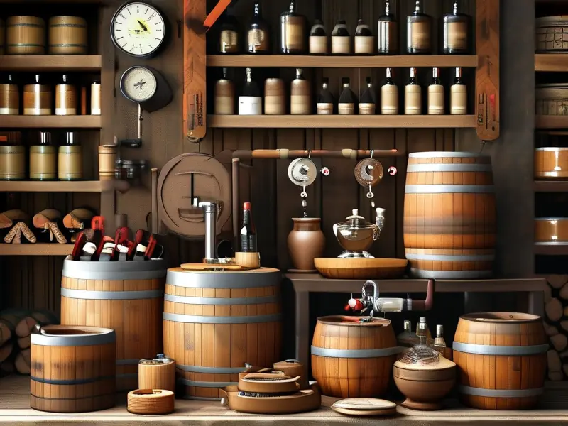 酿酒必备器材展示图