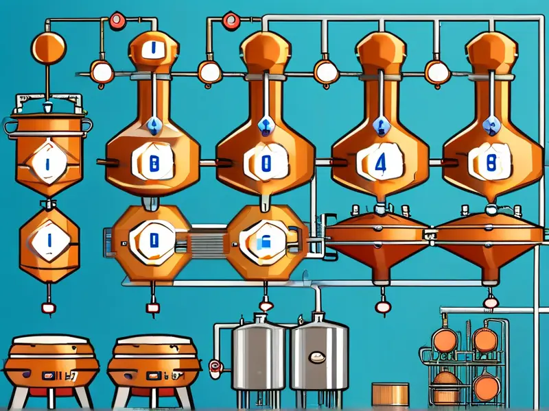 酿酒工艺流程示意图